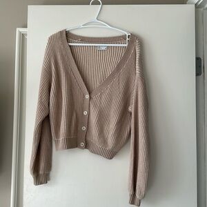 Frank and Oak Women’s XS Cardigan Knit Beige